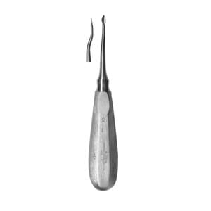A. Titan #60B Bone Preservation Elevator, Angled Offset Spade Tip, 4mm, Single End, Stainless Steel, 1/Pk thumbnail 6