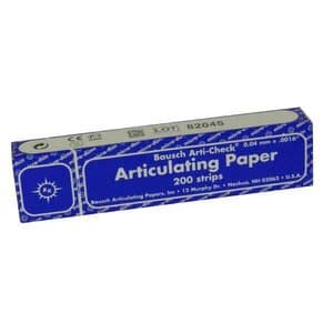Bausch Articulating Paper Strips, Blue, Economy Box of 50, #BK-57 thumbnail 2