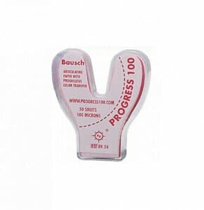 Bausch Articulating Paper, 200 Micron, Horseshoe, Red, 50 Sheets, Plastic Dispenser, BK-04 thumbnail 11