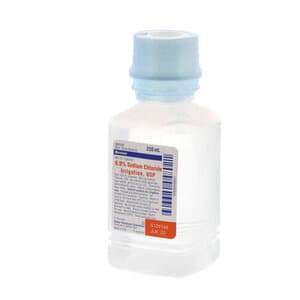 Baxter 0.9% Sodium Chloride Irrigation Solution, USP, 250 mL Plastic Pour Bottle, 24/Case, 2F7122 thumbnail 6