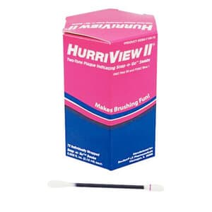 HurriView II Plaque Indicating Snap-n-Go Swabs, Two-Tone (Blue/Red), 0.15 mL, Individually Wrapped, 72/Box thumbnail 6