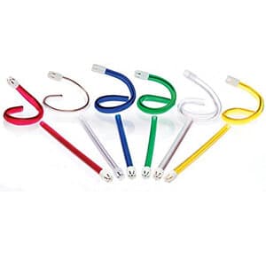 Flexo Disposable Saliva Ejectors, Plastic, Fixed Tips, Blue with White Tip, 100/Pk, 1662216 thumbnail 14