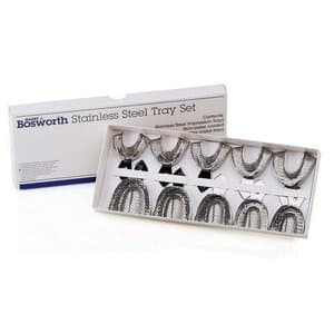 Keystone #3 Regular Perforated Lower Full-Arch Stainless Steel Impression Tray, 0921477 thumbnail 4