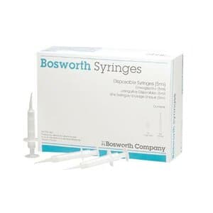 Keystone Industries Disposable Plastic Impression Syringes, 5 mL, Pre-Bent Tip, Box of 50, #0921867 thumbnail 5