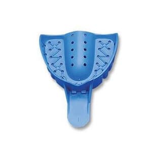 Tray Aways® #1 Perforated Disposable Impression Trays, Large Upper, Blue, 12/Pack, 0921884 thumbnail 5