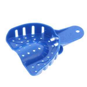 Tray Aways® #3 Perforated Disposable Impression Trays, Medium Upper, Blue, 12/Pack, 0921885 thumbnail 5