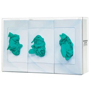 Patterson® Triple Glove Dispenser, Clear Plastic, Wall Mountable or Countertop, Holds 3 Boxes, 1/Pkg thumbnail 4
