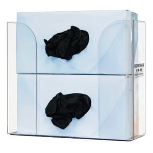 Bowman Glove Box Dispenser, Double, Clear PETG, Holds 2 Boxes thumbnail 2