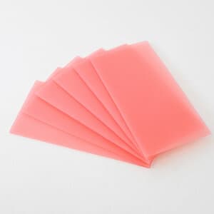 Buffalo Dental Pink Base Plate Material, .060" x 5" x 5", 25/Pkg, 04610 thumbnail 2
