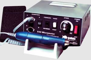 Buffalo Dental X40 Electric Lab Handpiece System, 120V AC, Complete Kit (Console + 40,000 rpm Handpiece + Foot Control), 38085 thumbnail 10