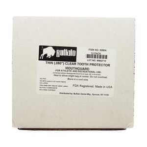 Buffalo Dental Clear EVA Mouthguard Material, 0.080" Thick, 5" x 5" Sheets, 12/Pkg, 62804 thumbnail 10