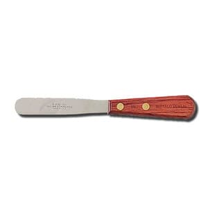 Buffalo Dental #8R Stainless Steel Spatula, 4" Stiff Blade, Rosewood Handle, 1/Pk, 79390 thumbnail 4