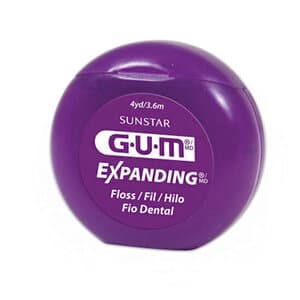 GUM Expanding Floss, Waxed, Unflavored, 4 yd Patient Size, 144/Box, 2030PQB thumbnail 8