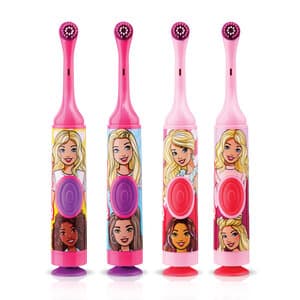 GUM Barbie Power Toothbrush, Assorted Designs, Soft Bristles, Battery-Powered, 12/Pkg thumbnail 5