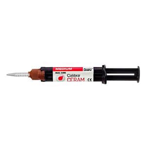 Calibra Ceram Dual Cure Automix Adhesive Resin Cement Refill, Medium, 4.5 g Syringe - CALIBRA CERAM DUAL CURE AUTOMIX 4.5 G SYRINGE MEDIUM - Image 1