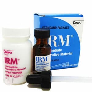 Dentsply Sirona IRM Intermediate Restorative Material, Powder & Liquid, Standard Package - IRM IVORY POWDER & LIQUID . - Image 1