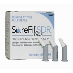 SureFil SDR flow+ Bulk Fill Flowable Composite, Universal Shade, Compula Tip Refill, 0.25 g, 15/Pk, 61C101 thumbnail 13