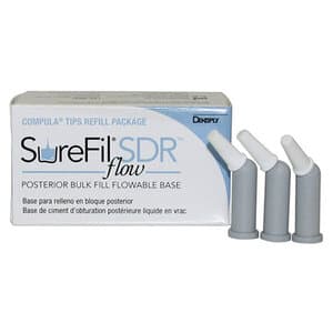 SureFil SDR Flow+ Bulk Fill Flowable Composite, Shade A1, 0.25 g Compula Tips Refill, 15/Pk, 61C106 thumbnail 13