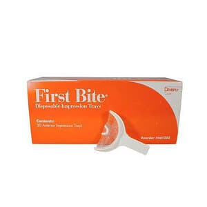 Dentsply Sirona FirstBite Anterior Disposable Impression Trays, Pack of 30 - FIRSTBITE ANTERIOR TRAYS DISPOSABLE PK30 - Image 1