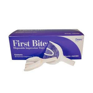 FirstBite Full Arch Disposable Impression Trays, Pack of 30 - FIRSTBITE FULL ARCH TRAYS DISPOSABLE PK30 - Image 1