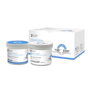 Aquasil Ultra+ Soft Putty Vinyl Polysiloxane Impression Material, 450 ml, Pack of 2 - AQUASIL ULTRA+ SOFT PUTTY PK/2 450ml - Image 1