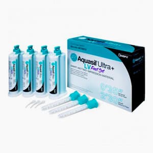 Aquasil Ultra+ LV Fast Set Vinylpolysiloxane Impression Material Refill, 50 mL, Pack of 4 - AQUASIL ULTRA+ LV FAST SET REFILL 50ML PK/4 - Image 1