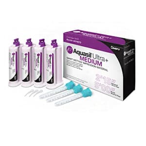 Aquasil Ultra+ Medium Regular Set Refill, 50 mL, Pack of 4 - AQUASIL ULTRA+ MED REG SET REFILL 50ML PK/4 - Image 1