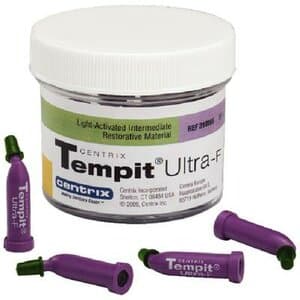 Tempit Ultra-F Light-Activated Temporary Filling Material with Fluoride, Prefilled Tips, 0.20 g, 30/Jar, 310064 thumbnail 17
