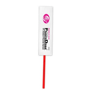 FluoroDose 5% Sodium Fluoride Varnish, Bubble Gum, 0.3 mL Unit Dose with Benda Brush, 120/Pkg, 360087 thumbnail 8