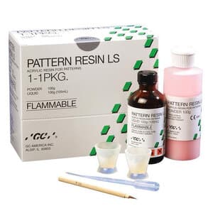 GC America Pattern Resin LS Self-Curing Acrylic Die Material, 1:1 Package, 100 g Powder & 105 mL Liquid, 335201 thumbnail 14