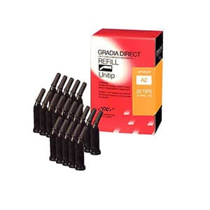 Gradia Direct Microfilled Hybrid Resin Composite, A2, 0.16 mL Unitip Refill, 20/Pk, 001968 thumbnail 12