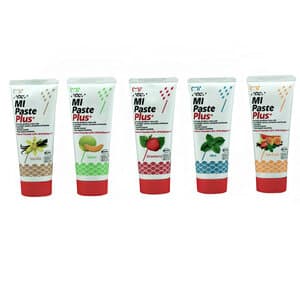 GC America MI Paste Plus Topical Tooth Creme, RECALDENT CPP-ACP with 900 ppm Fluoride, Assorted Flavors, 40 g Tubes, 10/Pk, 422614 thumbnail 17