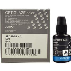 GC America OptiGlaze Color Clear HV, Light-Cured Nano-Filled Characterization Coating, 5 mL Bottle, #008425 thumbnail 13