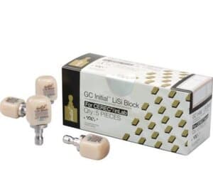 GC Initial LiSi Block 14 CEREC A3.5 LT, Low Translucency, 5/Pkg thumbnail 8