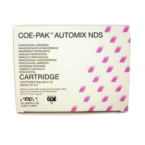 Coe-Pak Automix NDS Noneugenol Periodontal Dressing, 2 x 50 mL Double Barrel Cartridges with 12 Mixing Tips, 135003 thumbnail 7