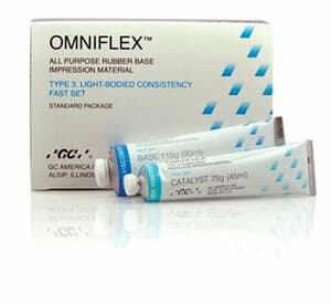 Omniflex All-Purpose Rubber-Base (Polysulfide) Impression Material, Standard Package, Fast Set, 1/Pk, 137301 thumbnail 6
