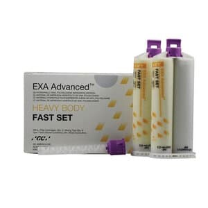 GC America EXA Advanced VPS Heavy Body Fast Set Impression Material, 48 mL Cartridges, Yellow, Value Pack 8/Pk, 138110 thumbnail 7
