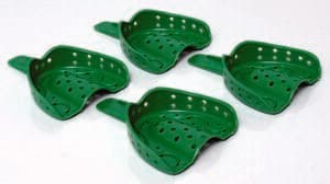 COE Spacer Disposable Perforated Impression Trays, #1D Large Upper, Full Arch, Green, 12/Pk, 250012 thumbnail 10
