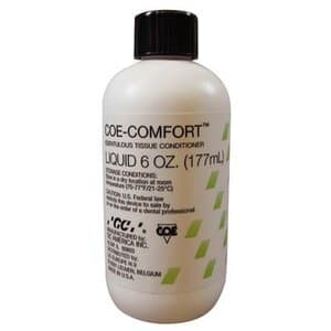 Coe-Comfort Edentulous Tissue Conditioner, Liquid Refill, 6 oz, 1/Pk, 341091 thumbnail 10