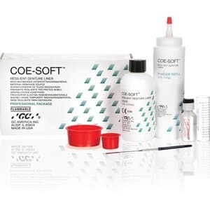 GC America Coe-Soft Resilient Denture Reline Material, Economy Package, Self-Cure, 5 lb Powder & 2 qt Liquid, 344003 thumbnail 13