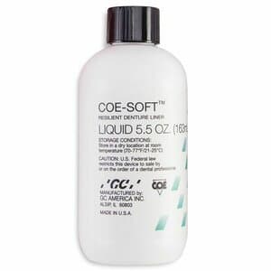 COE-SOFT Resilient Denture Reline Material, Liquid Refill, 5.5 oz Bottle, 344033 thumbnail 7