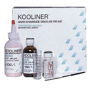 Kooliner Hard Denture Reline Material, Professional Package, 3 oz Powder, 2 oz Liquid, Pink, 345001 thumbnail 19