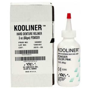 GC America Kooliner Hard Denture Reline Material, Powder Refill, Pink, 3 oz Bottle, 345002 thumbnail 10
