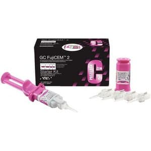 GC FujiCEM 2 Glass Ionomer Luting Cement, Slide & Lock Automix Starter Kit, 7.2 mL Cartridge, 20 Mixing Tips, Dispenser, 441001 thumbnail 18