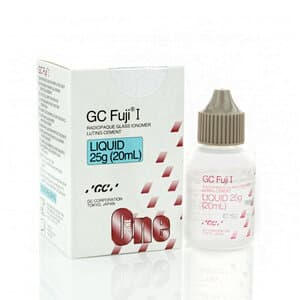 GC Fuji I Glass Ionomer Luting Cement, Liquid Refill, 25 g (20 mL) Bottle, 901009 thumbnail 15