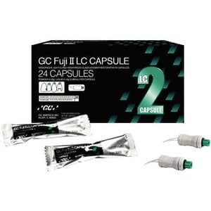 GC Fuji II LC Light-Cure Resin-Reinforced Glass Ionomer Restorative Capsules, Dark Shade Assortment (A3.5, A4, B3, B4, C4), 24/Pk, 425020 thumbnail 13