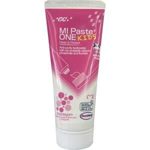 MI Paste ONE Kids Bubblegum Toothpaste, 0.2% Sodium Fluoride with RECALDENT (CPP-ACP), 46 g Tube, 10/Box, 437150 thumbnail 6