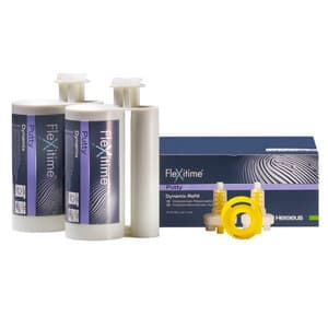 Kulzer Flexitime Dynamix Putty VPS Impression Material Refill, 2 x 380 mL Cartridges, 40003992 thumbnail 6