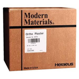 Modern Materials Snow White Orthodontic Plaster, Type II, 45 lb Box, 50048180 thumbnail 6