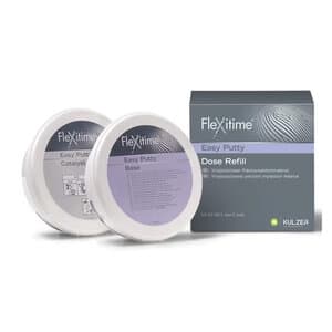 Kulzer Flexitime Easy Putty VPS Impression Material Refill, 600 mL (300 mL Base + 300 mL Catalyst), 50034802 thumbnail 10